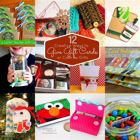 12 unique ways to give gift cards smart fun diy|unique ideas for wrapping gift.